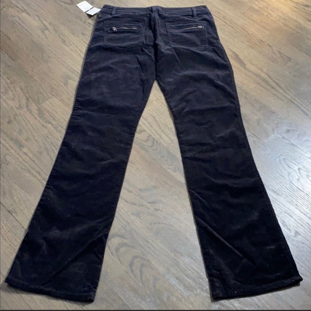 Anthropologie Sanctuary Stretch Corduroy Bootcut Black Pants size 28